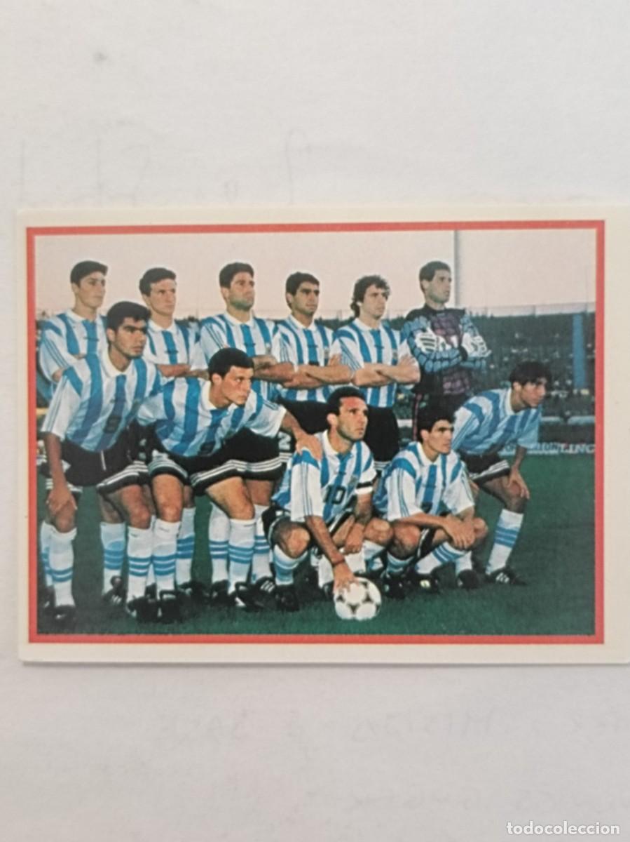 Cartes &agrave; collectionner de Football: #2 ALINEACION (ARGENTINA) COPA AMERICA 1995 URUGUAY MUNDICROMO