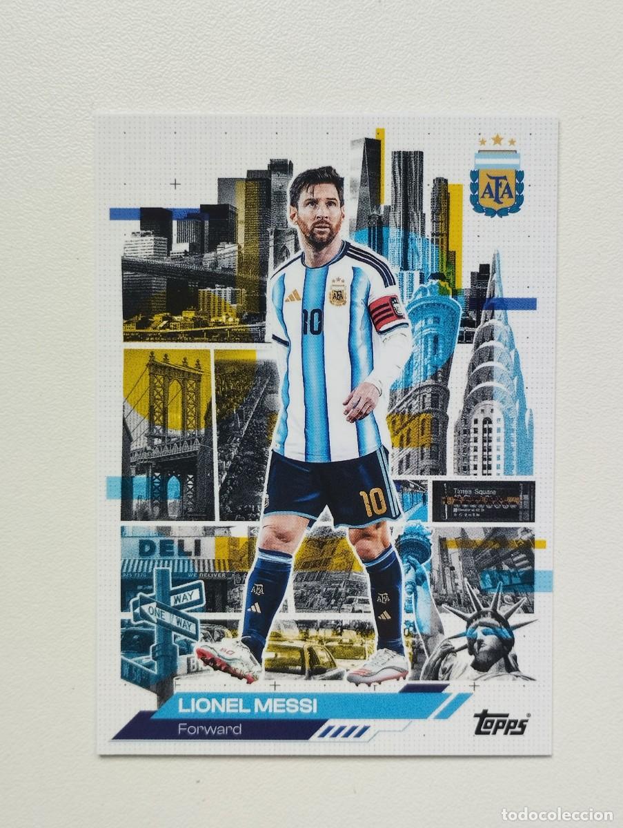 Cromos de f&uacute;tbol: CROMO CARD TOPPS 2026 LIONEL MESSI 50 SELECCION ARGENTINA AFA