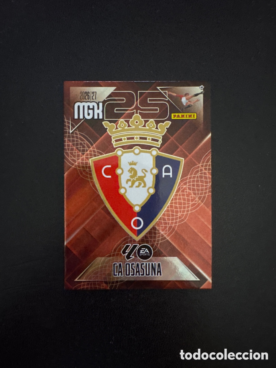 Fu&szlig;ball-Sticker: ESCUDO OSASUNA N&Uacute;MERO 253 MEGACRACKS 2026 2027