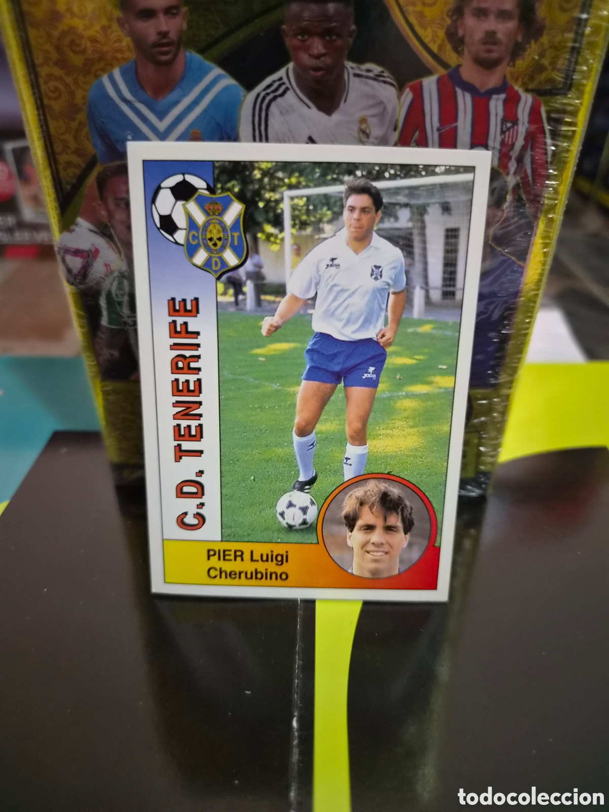 Fu&szlig;ball-Sticker: N&deg;304 Tenerife Pier Panini Liga 94/95