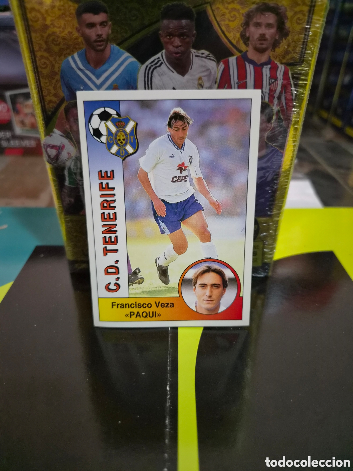 Cromos de f&uacute;tbol: N&deg;296 Tenerife Paqui Panini Liga 94/95