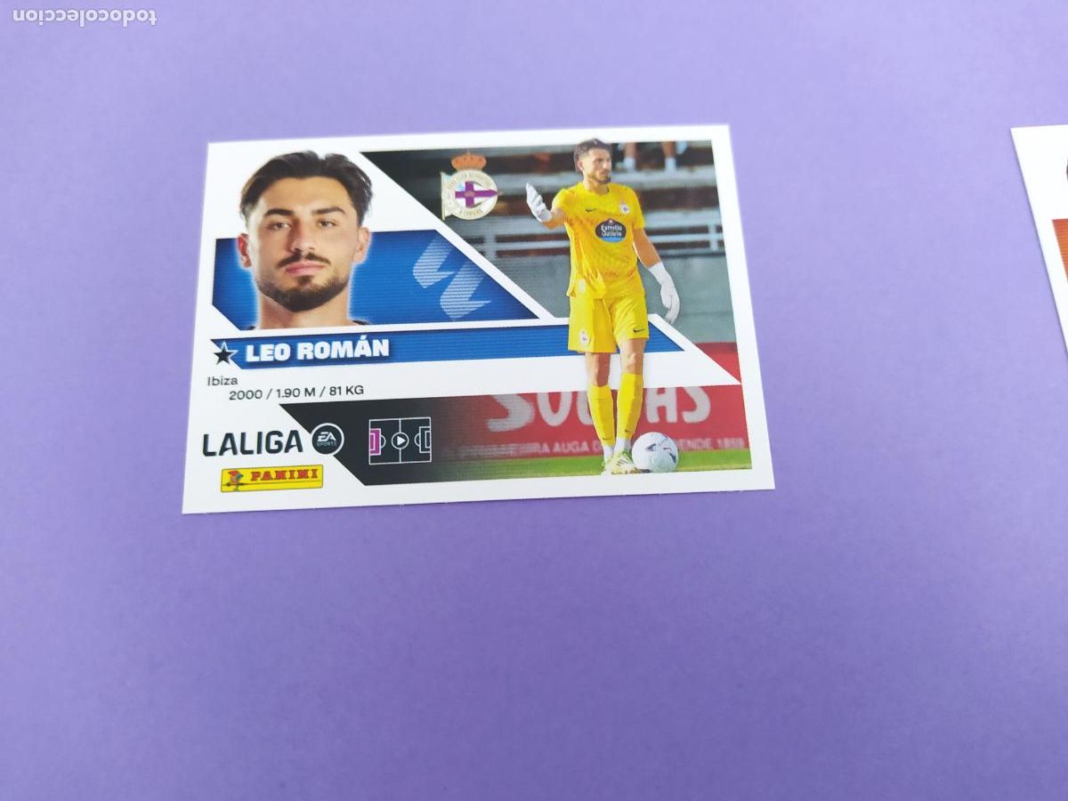 Cromos de f&uacute;tbol: LIGA ESTE 2003 2004 03 04 NUEVO SIN PEGAR - 2 EDICION FICHAJE N&ordm; 8 LEO ROMAN DEPORTIVO A CORU&Ntilde;A