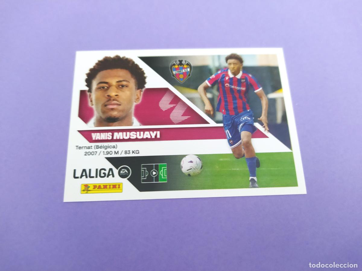 Cartes &agrave; collectionner de Football: LIGA ESTE 2026 2027 26 27 NUEVO SIN PEGAR - 2 EDICION COLOCA N&ordm; 20 BIS MUSUAYI LEVANTE