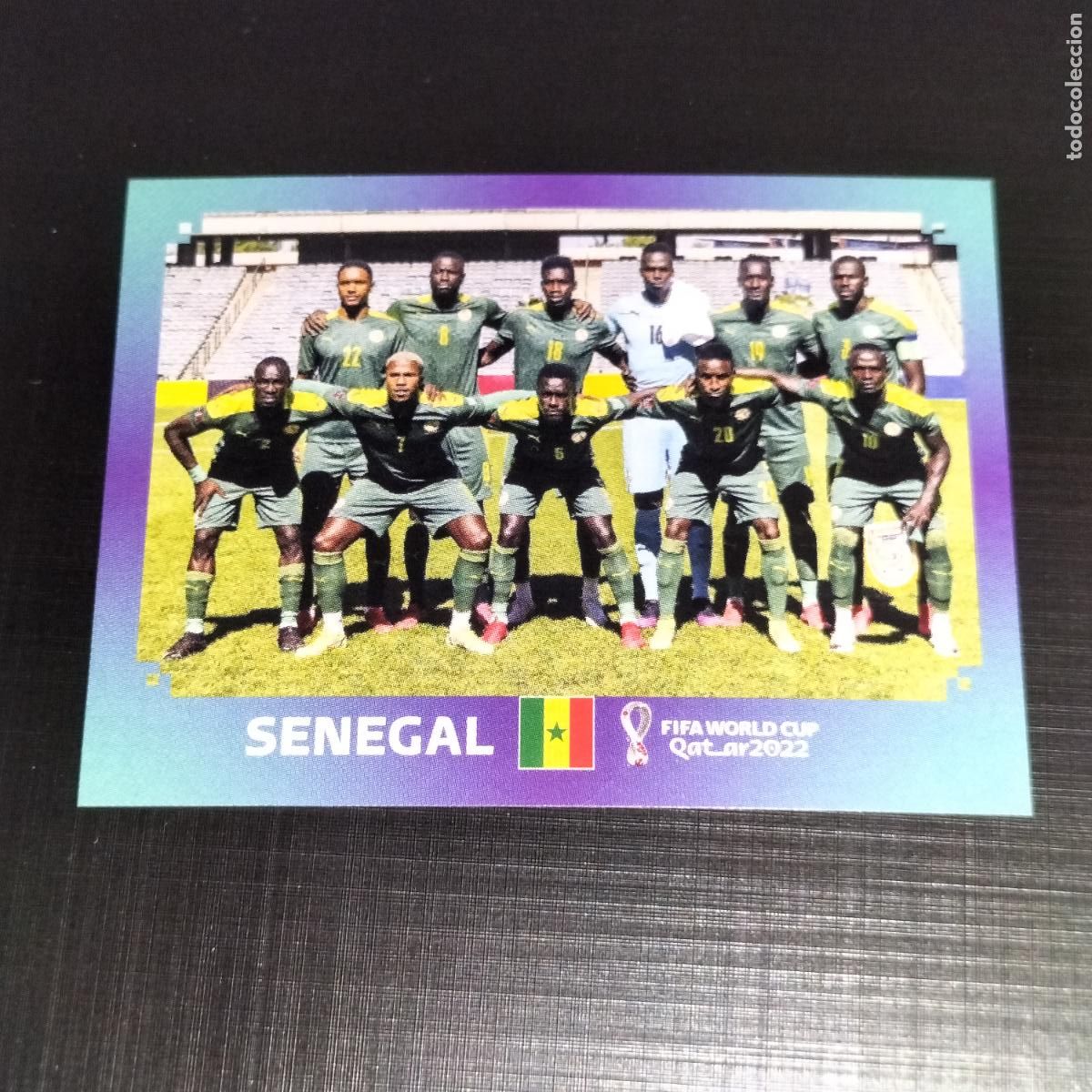 Cartes &agrave; collectionner de Football: SEN 1 SELECCION EQUIPO SENEGAL CROMOS STICKER MUNDIAL QTAR 22 2022 FIFA WORLD CUP PANINI