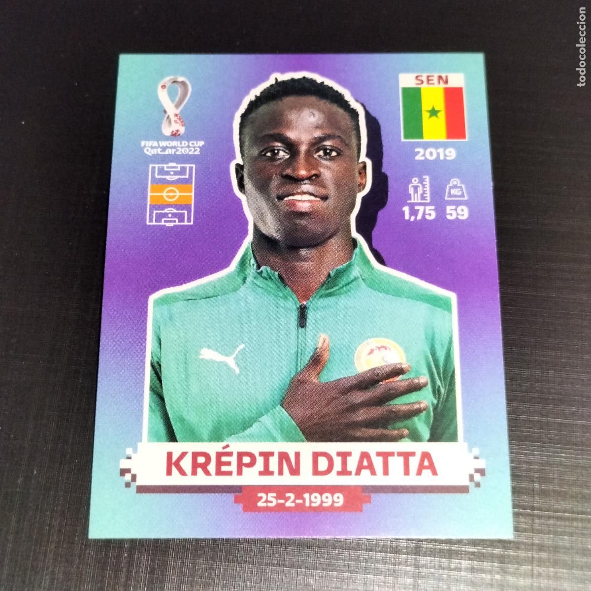 Cromos de f&uacute;tbol: SEN 11 KREPIN DIATTA SENEGAL CROMOS STICKER MUNDIAL QTAR 22 2022 FIFA WORLD CUP PANINI