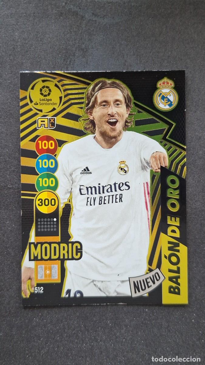Cromos de f&uacute;tbol: L1 MODRIC REAL MADRID 512 NUEVO BALON DE ORO PANINI ADRENALYN XL 2020 2021 20 21