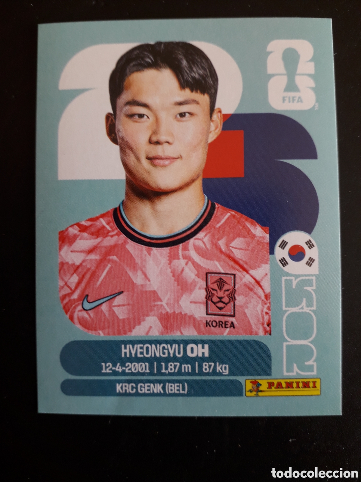 Cromos de f&uacute;tbol: H OH COREA DEL SUR KOR 20 MUNDIAL F&Uacute;TBOL 2026 FIFA WORLD CUP PANINI SIN PEGAR PEDIDO M&Iacute;NIMO 3&euro;.