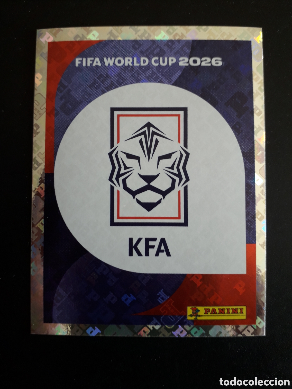 Cromos de f&uacute;tbol: ESCUDO COREA DEL SUR KOR 1 MUNDIAL F&Uacute;TBOL 2026 FIFA WORLD CUP PANINI SIN PEGAR PEDIDO M&Iacute;NIMO 3&euro;