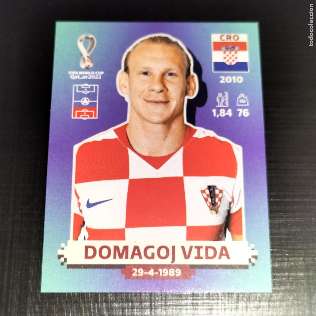 Figurine di Calcio: CRO 10 DOMAGOJ VIDA CROACIA CROMOS STICKER MUNDIAL QTAR 22 2022 FIFA WORLD CUP PANINI