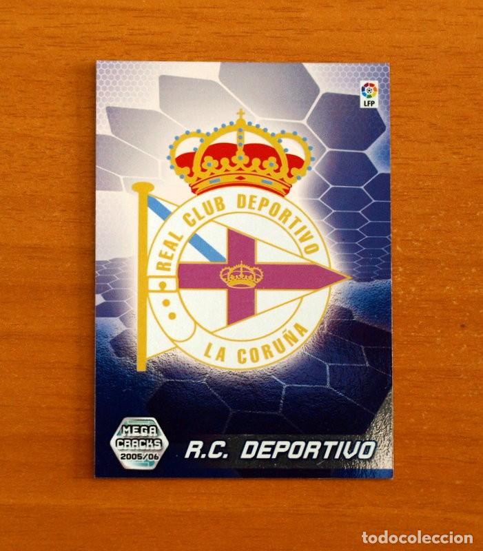 Figurine di Calcio: Deportivo La Coru&ntilde;a -127 Escudo -Megacracks Las Fichas Liga 2005-2006-05-06 Mega Cracks Panini