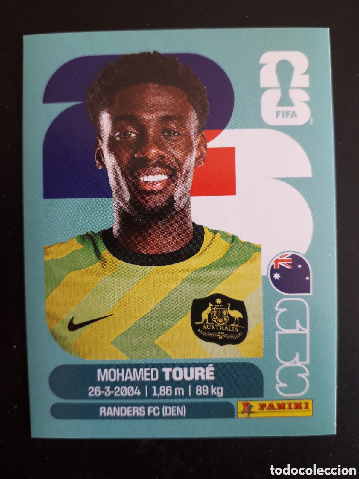 Cromos de Futebol: TOUR&Eacute; AUSTRALIA AUS 20 MUNDIAL F&Uacute;TBOL 2026 FIFA WORLD CUP PANINI SIN PEGAR PEDIDO M&Iacute;NIMO 3&euro;