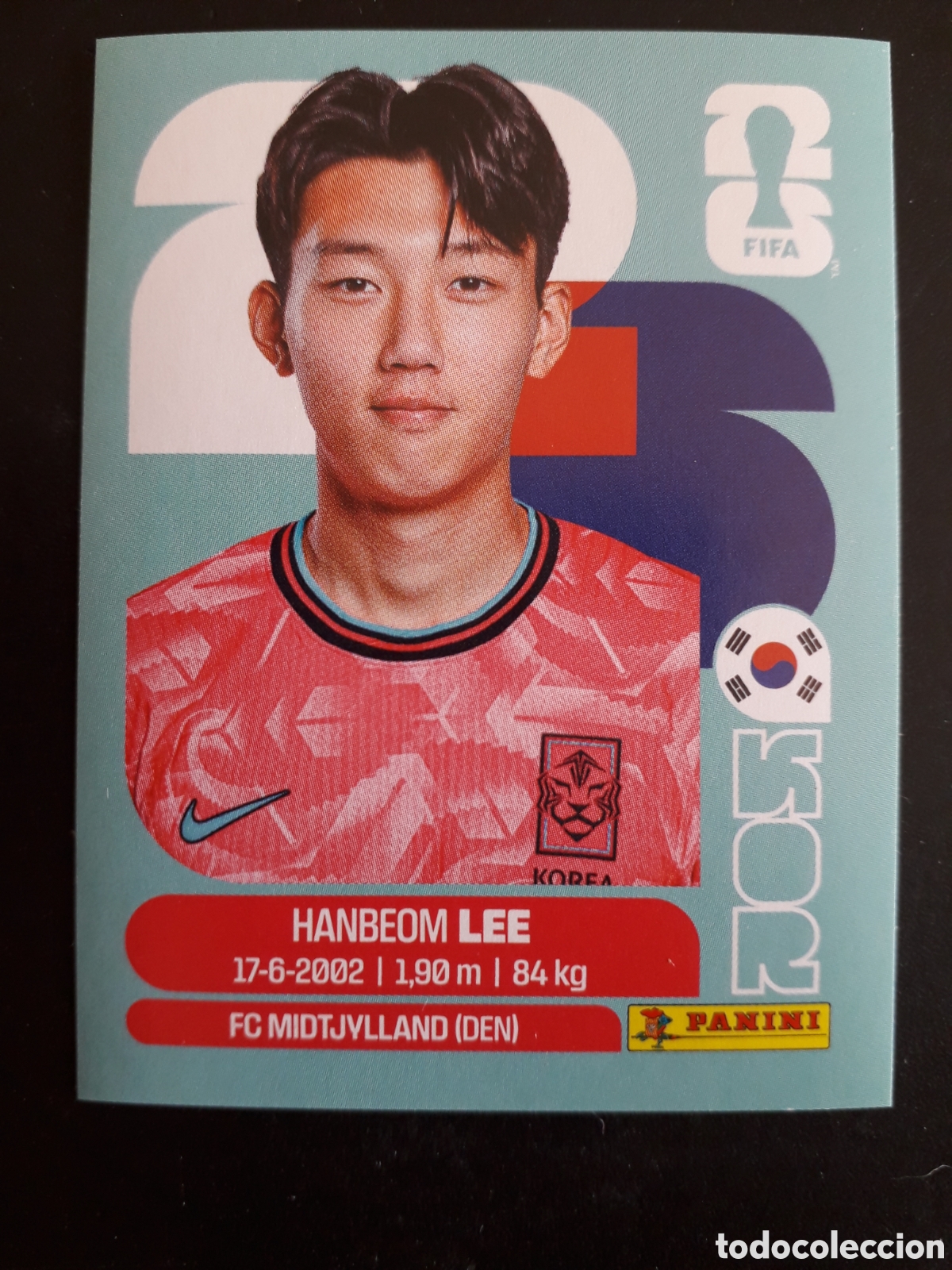 Cromos de Futebol: H LEE COREA DEL SUR KOR 7 MUNDIAL F&Uacute;TBOL 2026 FIFA WORLD CUP PANINI SIN PEGAR PEDIDO M&Iacute;NIMO 3&euro;