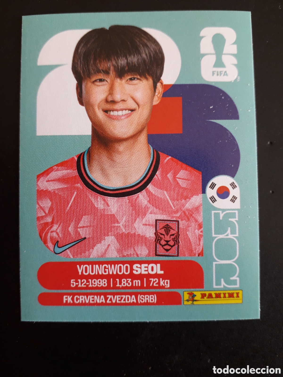 Cromos de Futebol: SEOL COREA DEL SUR KOR 6 MUNDIAL F&Uacute;TBOL 2026 FIFA WORLD CUP PANINI SIN PEGAR PEDIDO M&Iacute;NIMO 3&euro;
