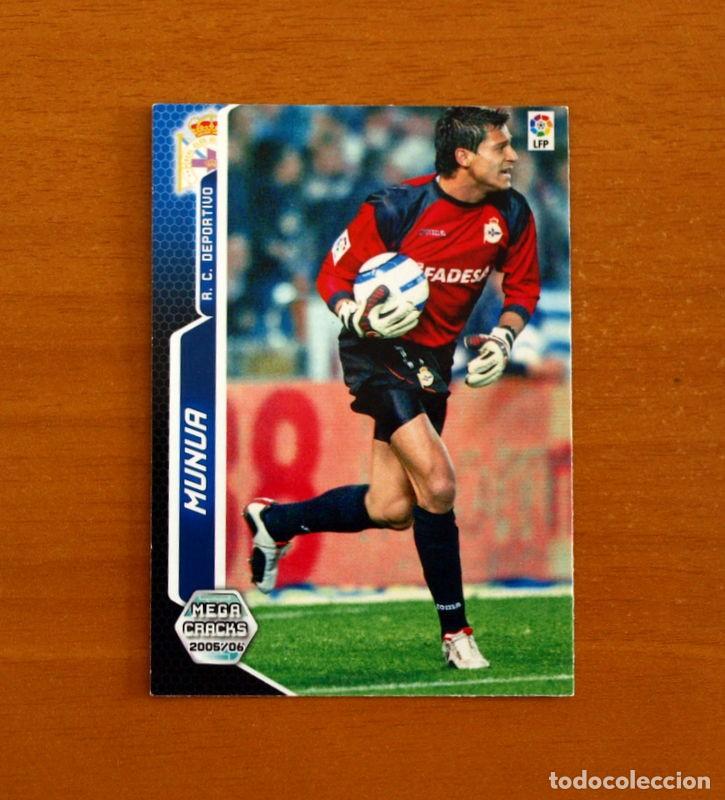 Figurine di Calcio: Deportivo La Coru&ntilde;a -128 Munua -Megacracks Las Fichas Liga 2005-2006-05-06 Mega Cracks Panini