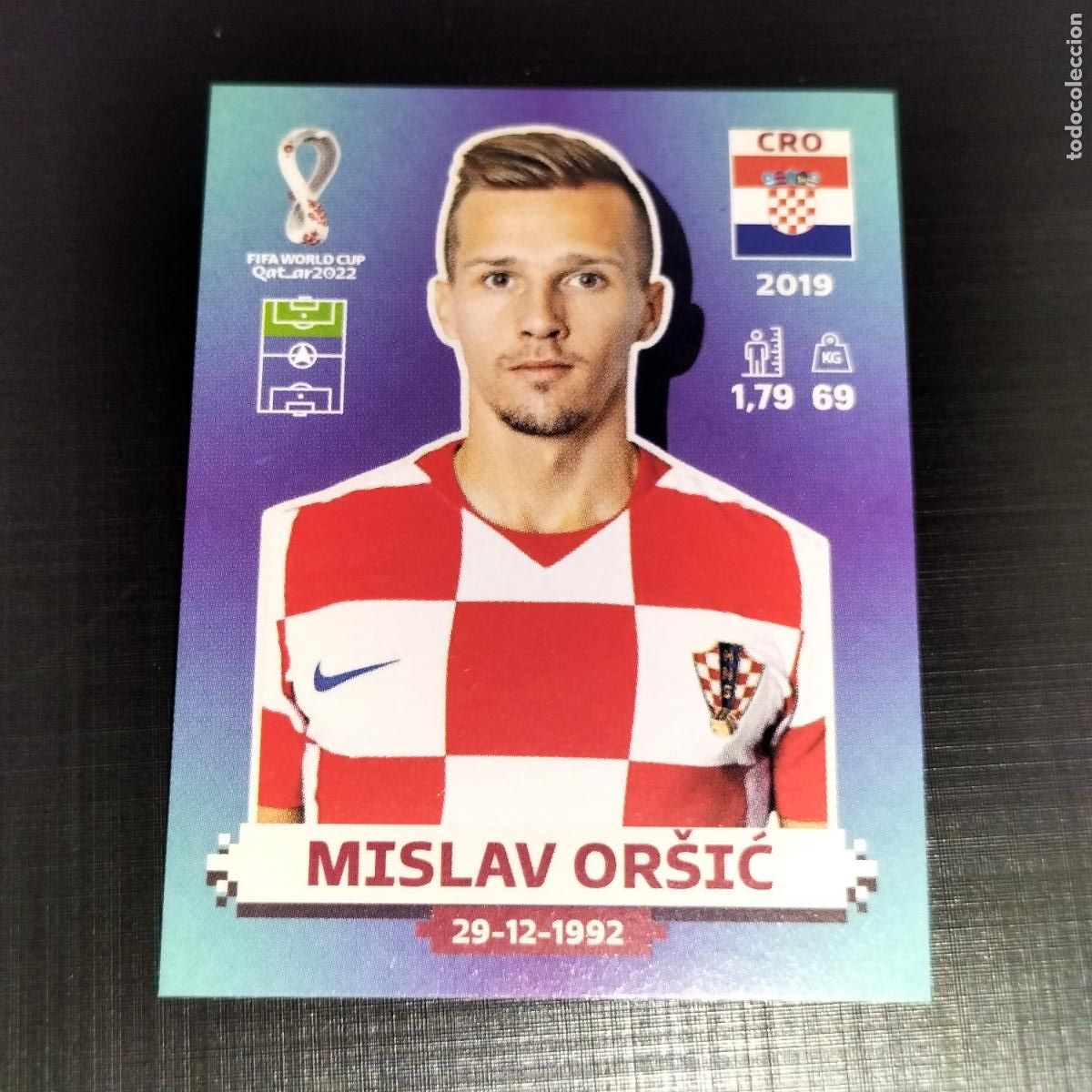 Figurine di Calcio: CRO 20 MISLAV ORSIC CROACIA CROMOS STICKER MUNDIAL QTAR 22 2022 FIFA WORLD CUP PANINI