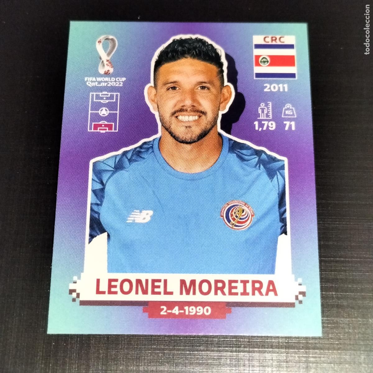 Figurine di Calcio: CRC 4 LEONEL MOREIRA COSTA RICA CROMOS STICKER MUNDIAL QTAR 22 2022 FIFA WORLD CUP PANINI