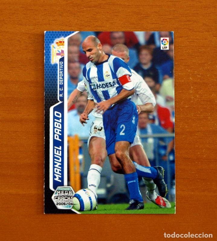 Figurine di Calcio: Deportivo La Coru&ntilde;a -130 Manuel Pablo -Megacracks Las Fichas Liga 2005-2006-05-06 Mega Cracks Panini