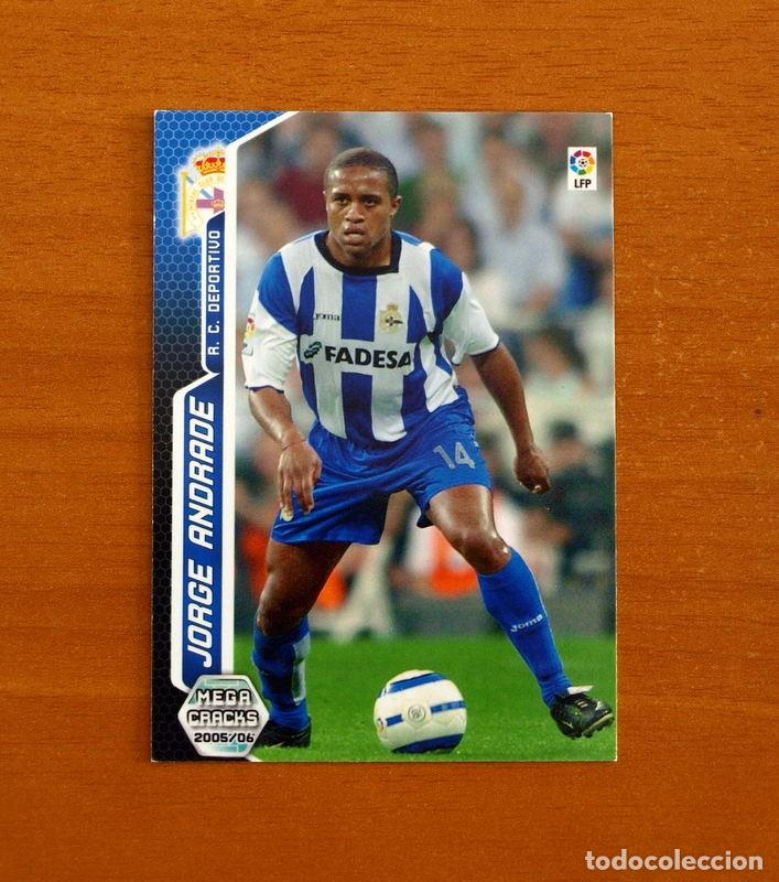 Cromos de f&uacute;tbol: Deportivo La Coru&ntilde;a -132 Jorge Andrade-Megacracks Las Fichas Liga 2005-2006-05-06 Mega Cracks Panini