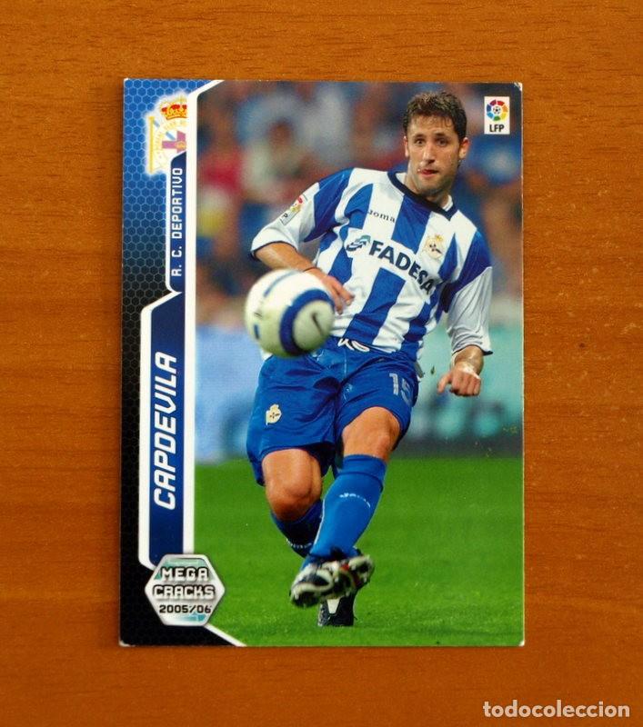 Cromos de f&uacute;tbol: Deportivo La Coru&ntilde;a -135 Capdevila -Megacracks Las Fichas Liga 2005-2006-05-06 Mega Cracks Panini
