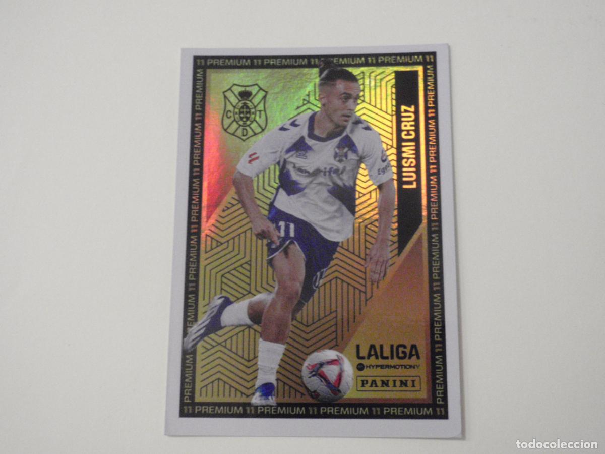 Cromos de f&uacute;tbol: Cromo LUISMI CRUZ Tenerife PREMIUM. LIGA HYPERMOTION 2024 2025 PANINI. Stickers 24 25