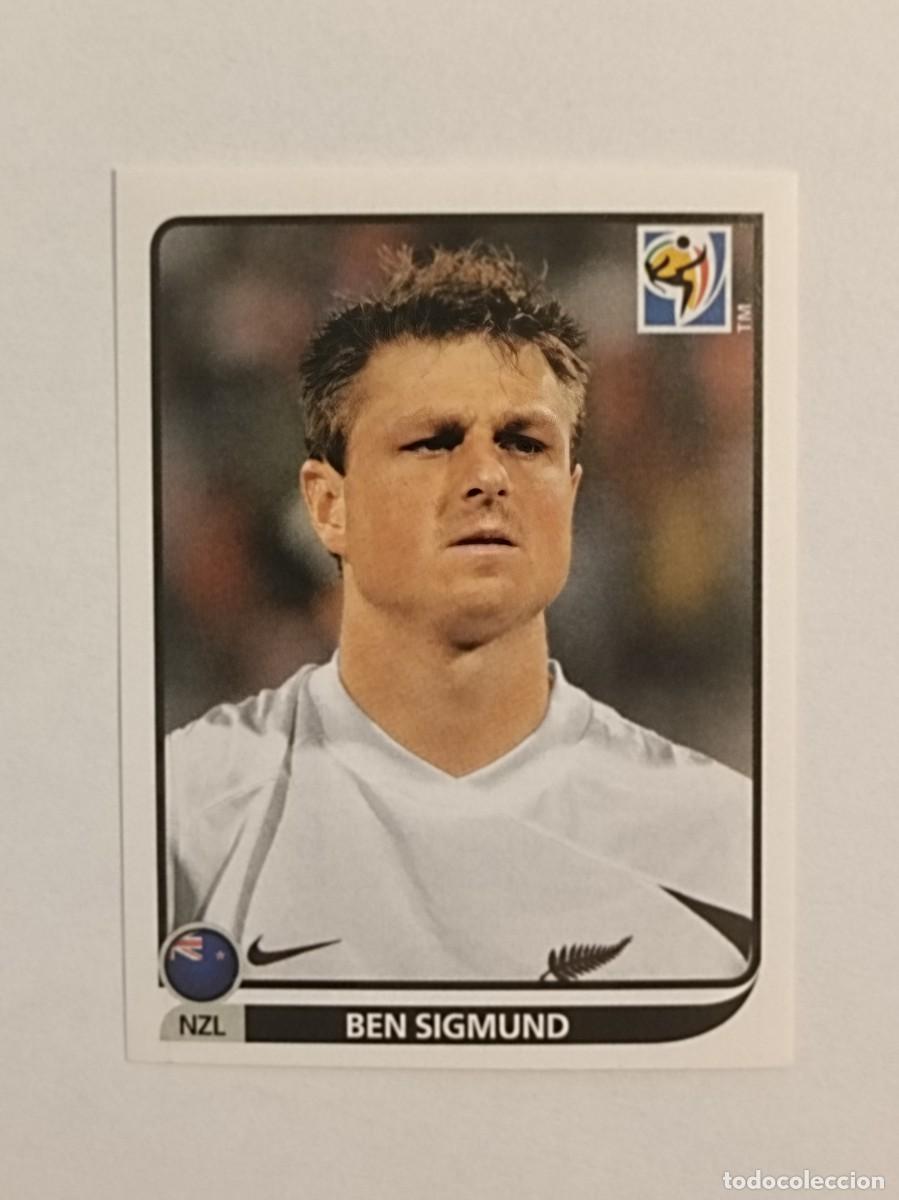 Cromos de f&uacute;tbol: #453 BEN SIGMUND (NUEVA ZELANDA) MUNDIAL SUDAFRICA 2010 PANINI