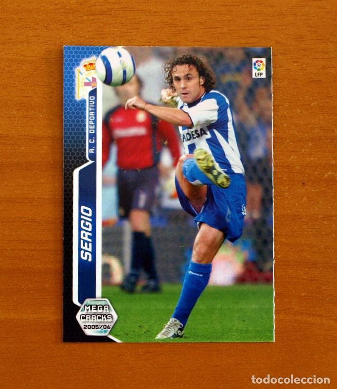 Cromos de f&uacute;tbol: Deportivo La Coru&ntilde;a -138 Sergio -Megacracks Las Fichas Liga 2005-2006-05-06 Mega Cracks Panini