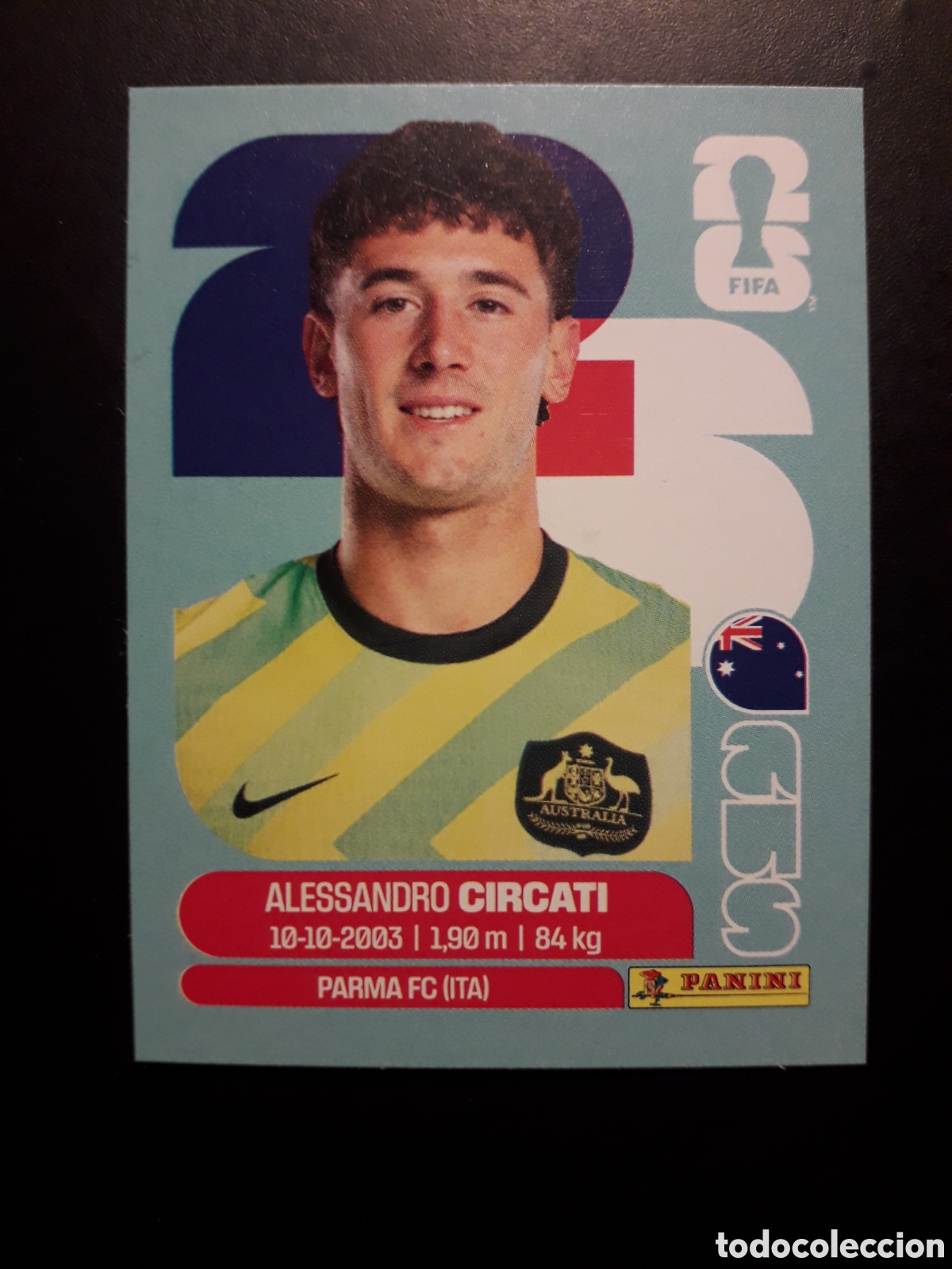 Cromos de f&uacute;tbol: CIRCATI AUSTRALIA AUS 5 MUNDIAL F&Uacute;TBOL 2026 FIFA WORLD CUP PANINI SIN PEGAR PEDIDO M&Iacute;NIMO 3&euro;