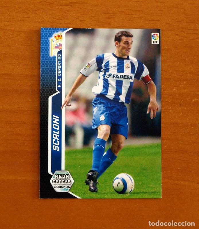 Cromos de f&uacute;tbol: Deportivo La Coru&ntilde;a -139 Scaloni -Megacracks Las Fichas Liga 2005-2006-05-06 Mega Cracks Panini
