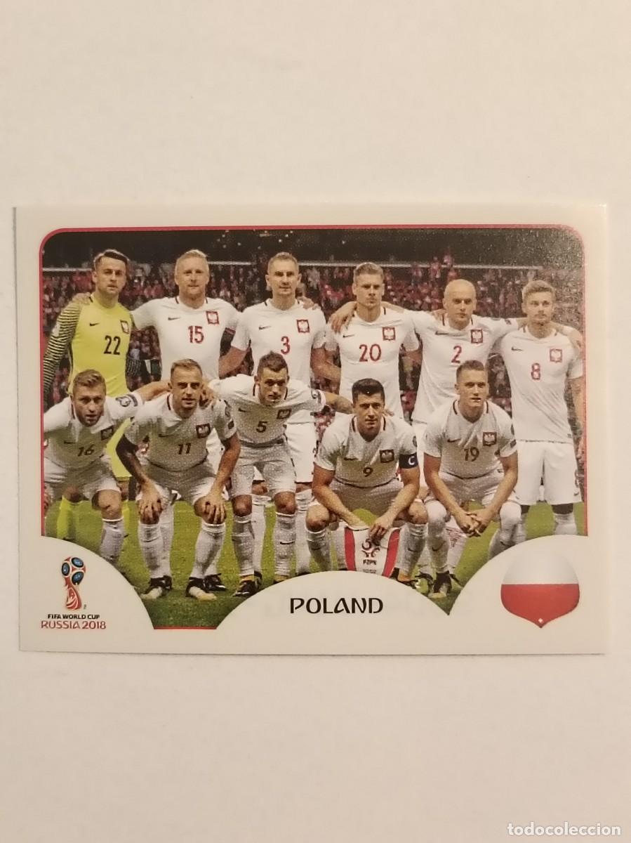Cromos de f&uacute;tbol: #581 ALINEACION (POLONIA) MUNDIAL RUSIA 2018 PANINI VERSION ROSA
