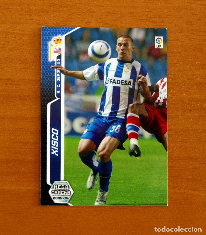 Cromos de f&uacute;tbol: Deportivo La Coru&ntilde;a -141 Xisco -Megacracks Las Fichas Liga 2005-2006-05-06 Mega Cracks Panini