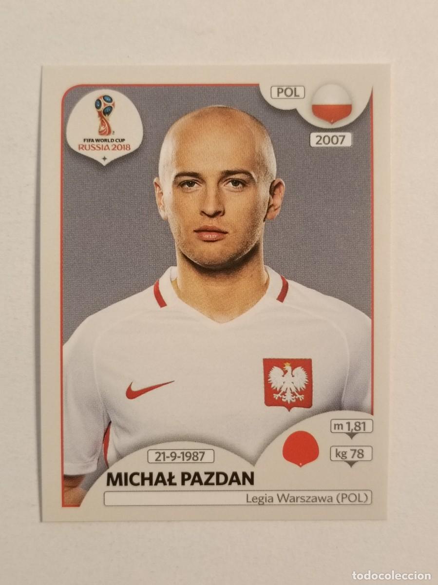 Cromos de f&uacute;tbol: #586 PAZDAN (POLONIA) MUNDIAL RUSIA 2018 PANINI VERSION ROSA