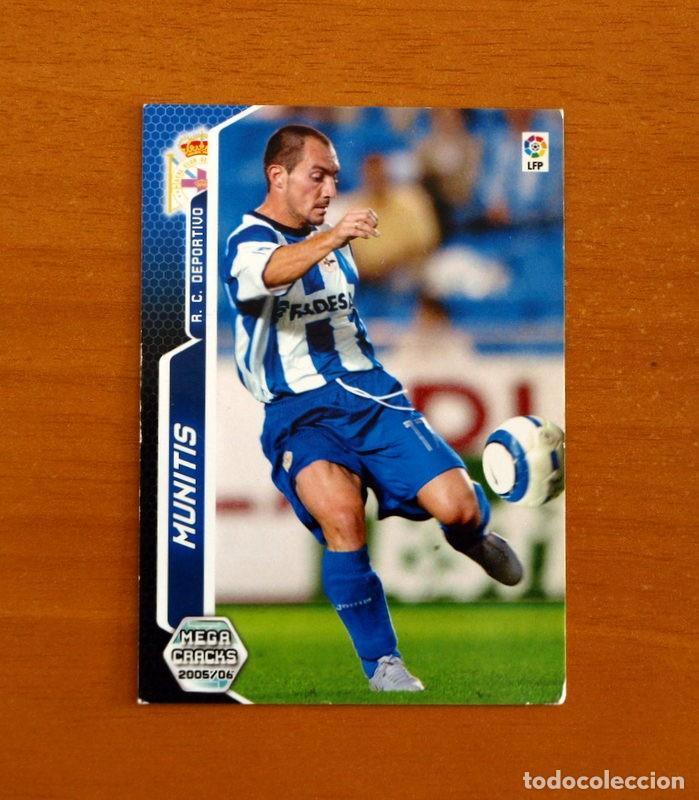 Football Stickers: Deportivo La Coru&ntilde;a -N&ordm; 144 Munitis -Megacracks Las Fichas Liga 2005-2006-05-06 Mega Cracks Panini