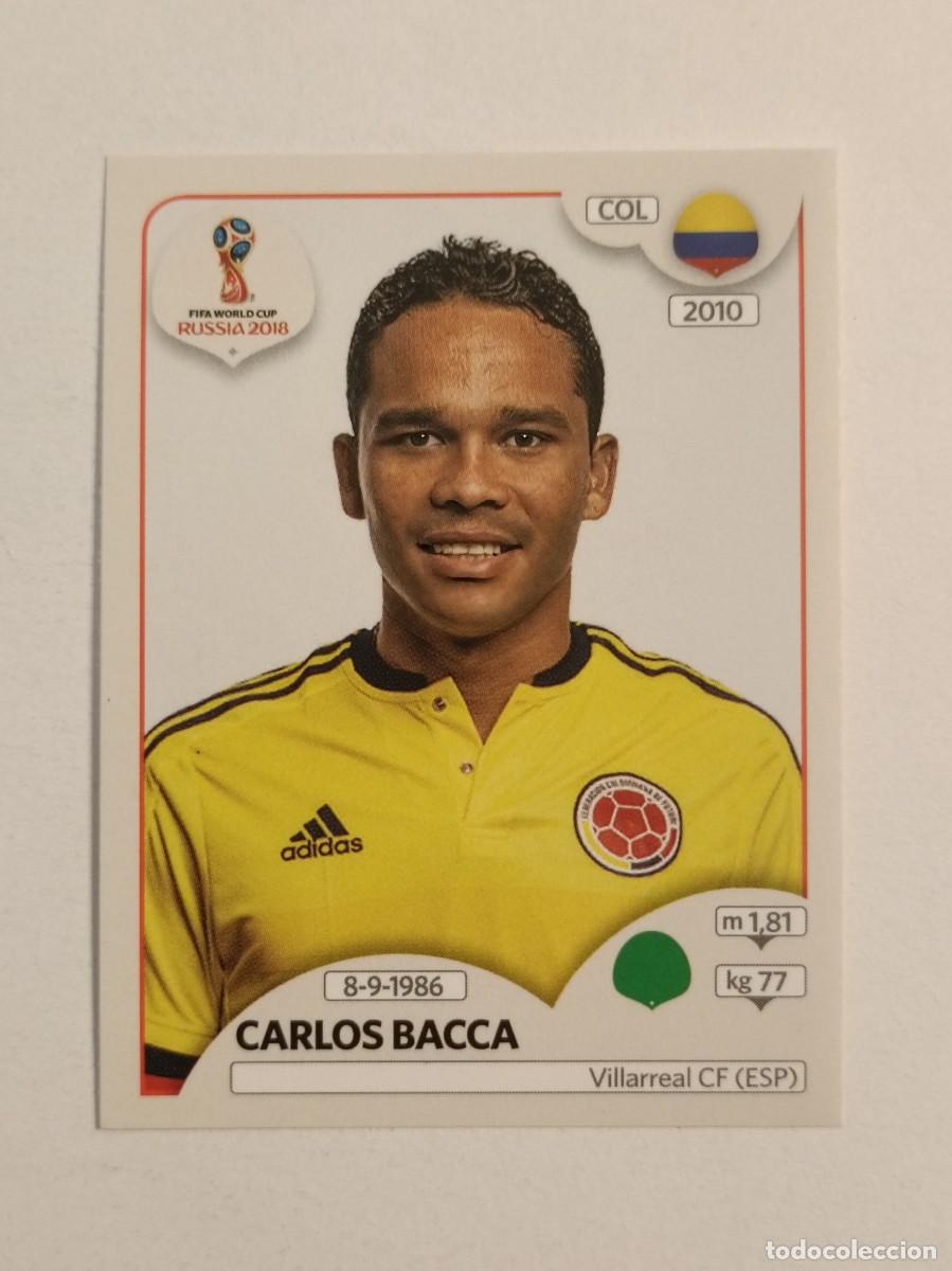 Football Stickers: #636 BACCA (COLOMBIA) MUNDIAL RUSIA 2018 PANINI VERSION ROSA
