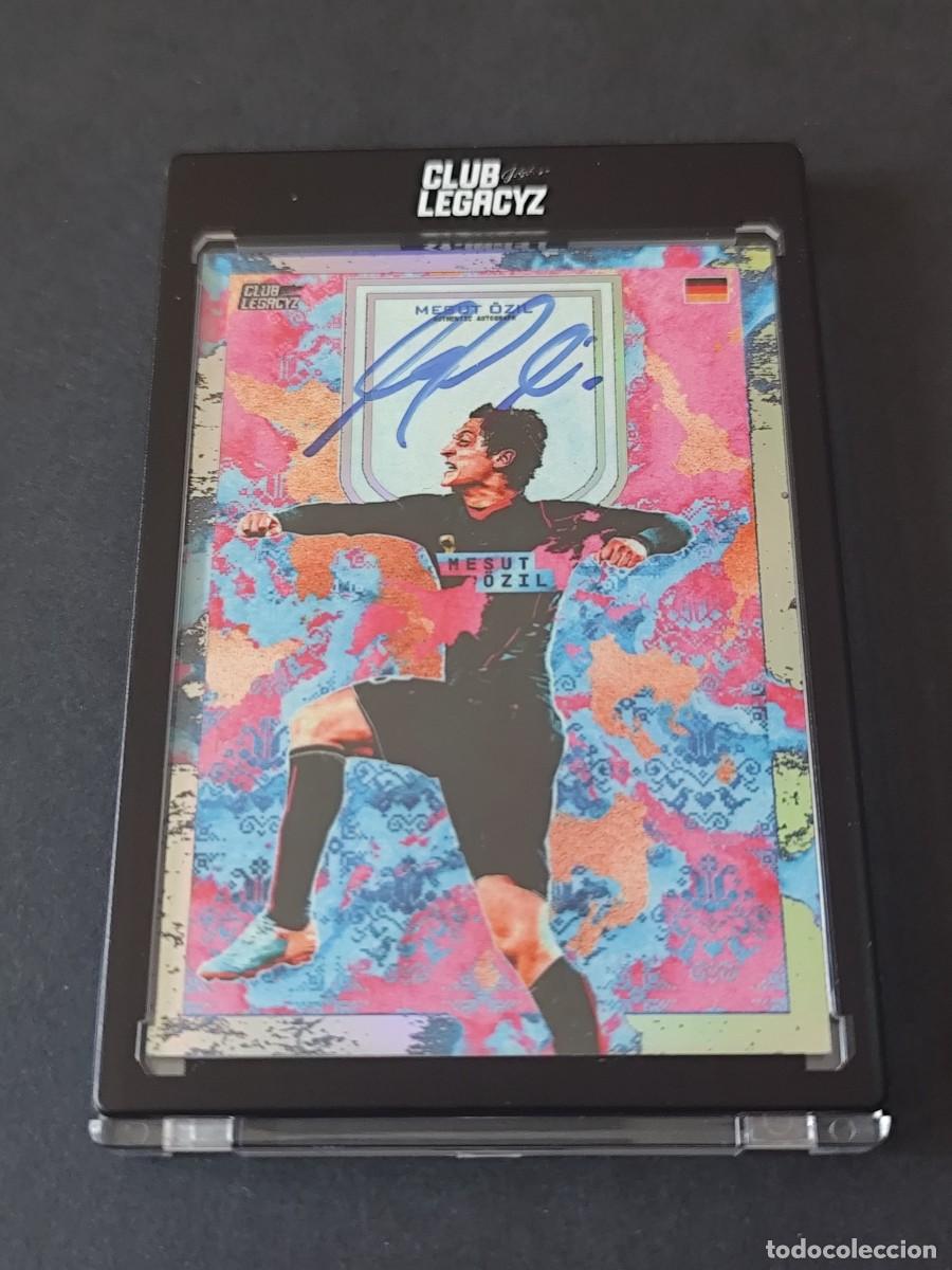 Football Stickers: MESUT OZIL AUT&Oacute;GRAFO ORIGINAL AUTO /10 CLUB LEGACYZ VISIONAR ICONIC EDITION 2026 REAL MADRID ARSENAL