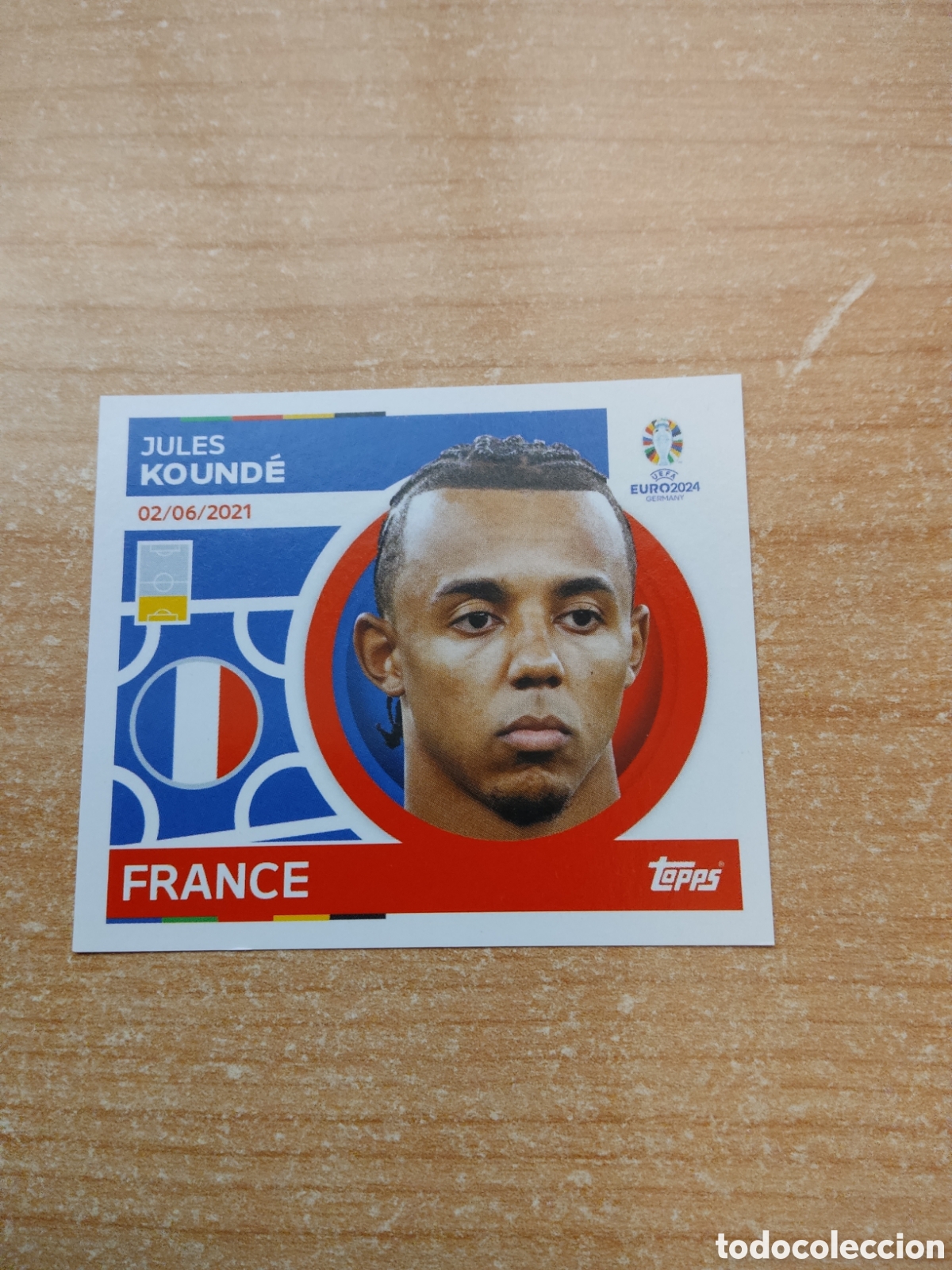 Football Stickers: 6 KOUNDE FRANCIA EURO 2024 TOPPS