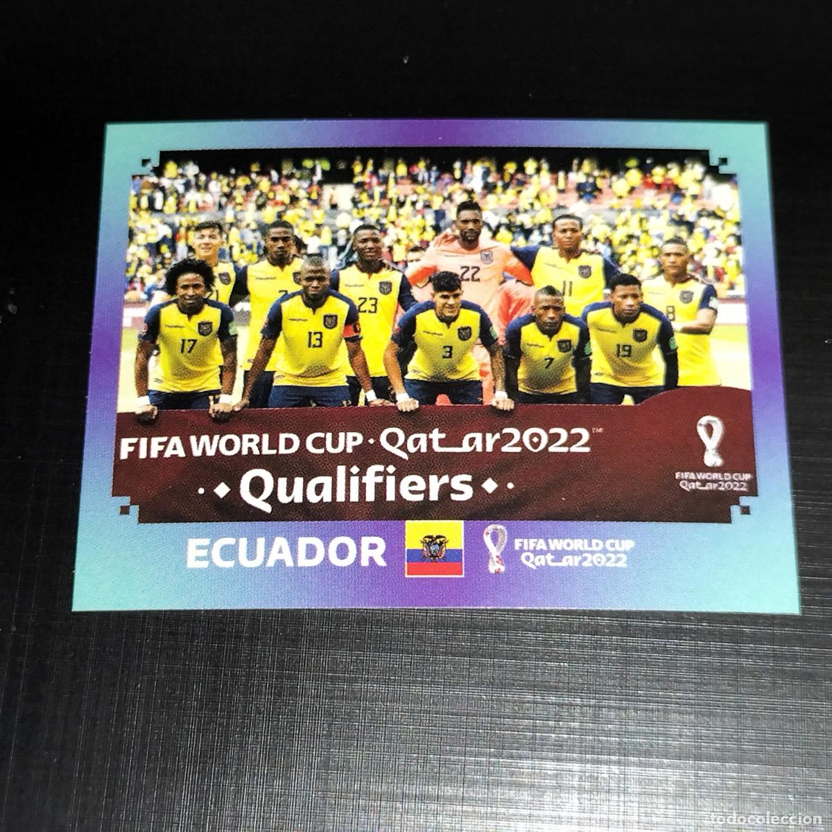 Football Stickers: ECU 1 SELECCION EQUIPO ECUADOR CROMOS STICKER MUNDIAL QTAR 22 2022 FIFA WORLD CUP PANINI