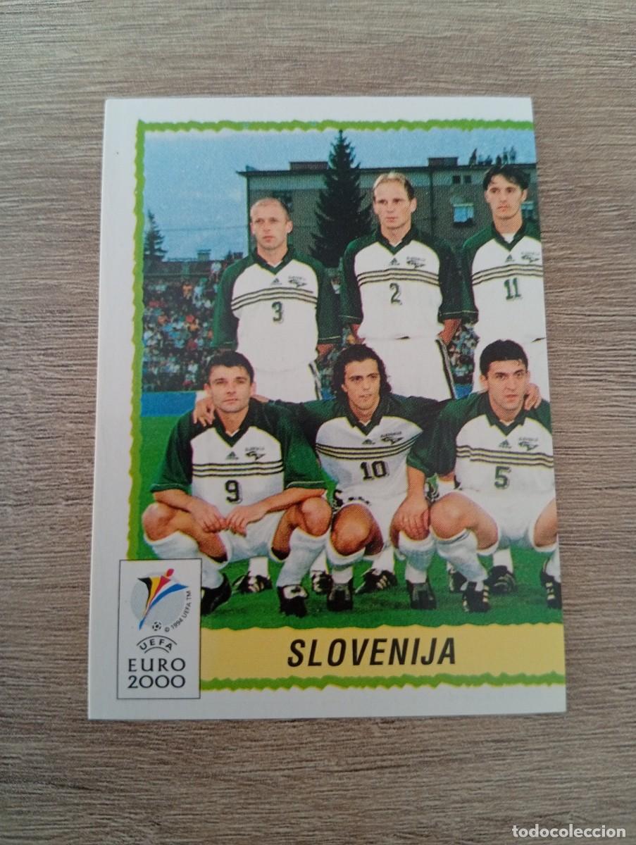 Football Stickers: ALINEACION ESLOVENIA 253 EURO EUROCOPA 2000 00 PANINI NUNCA PEGADO SIN PEGAR