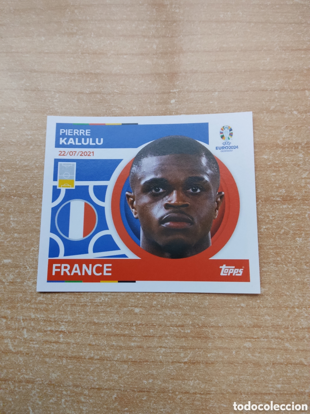 Football Stickers: 11 KALULU FRANCIA EURO 2024 TOPPS