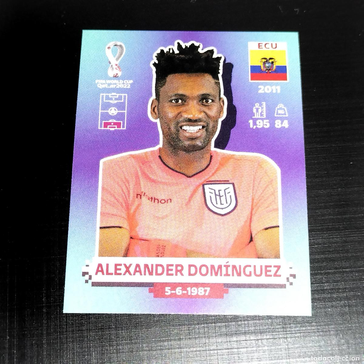 Football Stickers: ECU 4 ALEXANDER DOMINGUEZ ECUADOR CROMOS STICKER MUNDIAL QTAR 22 2022 FIFA WORLD CUP PANINI