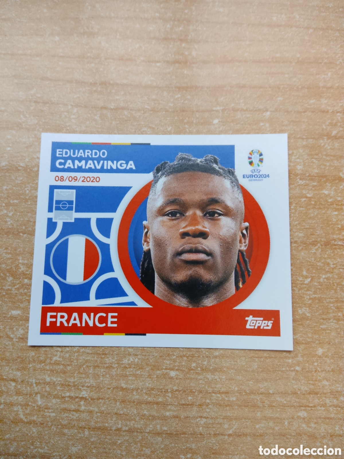 Football Stickers: 13 CAMAVINGA FRANCIA EURO 2024 TOPPS
