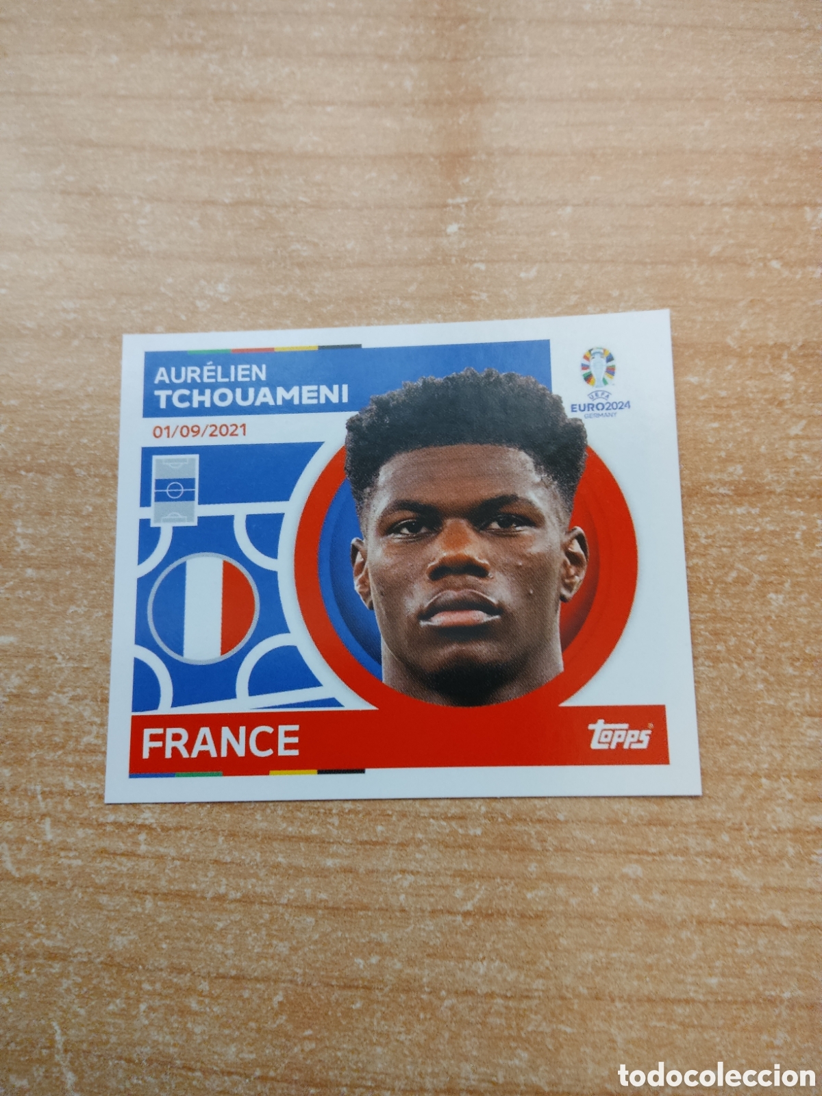 Football Stickers: 14 TCHOUAMENI FRANCIA EURO 2024 TOPPS
