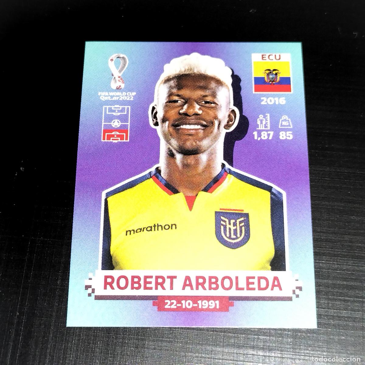 Football Stickers: ECU 5 ROBERT ARBOLEDA ECUADOR CROMOS STICKER MUNDIAL QTAR 22 2022 FIFA WORLD CUP PANINI