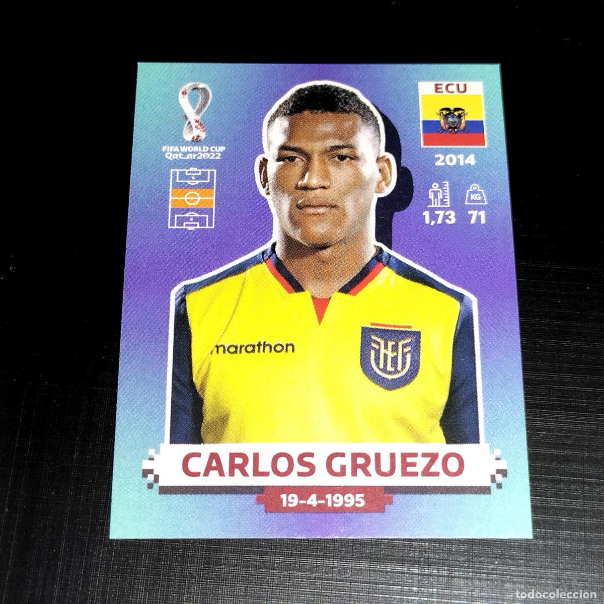 Cromos de Futebol: ECU 13 CARLOS GRUEZO ECUADOR CROMOS STICKER MUNDIAL QTAR 22 2022 FIFA WORLD CUP PANINI