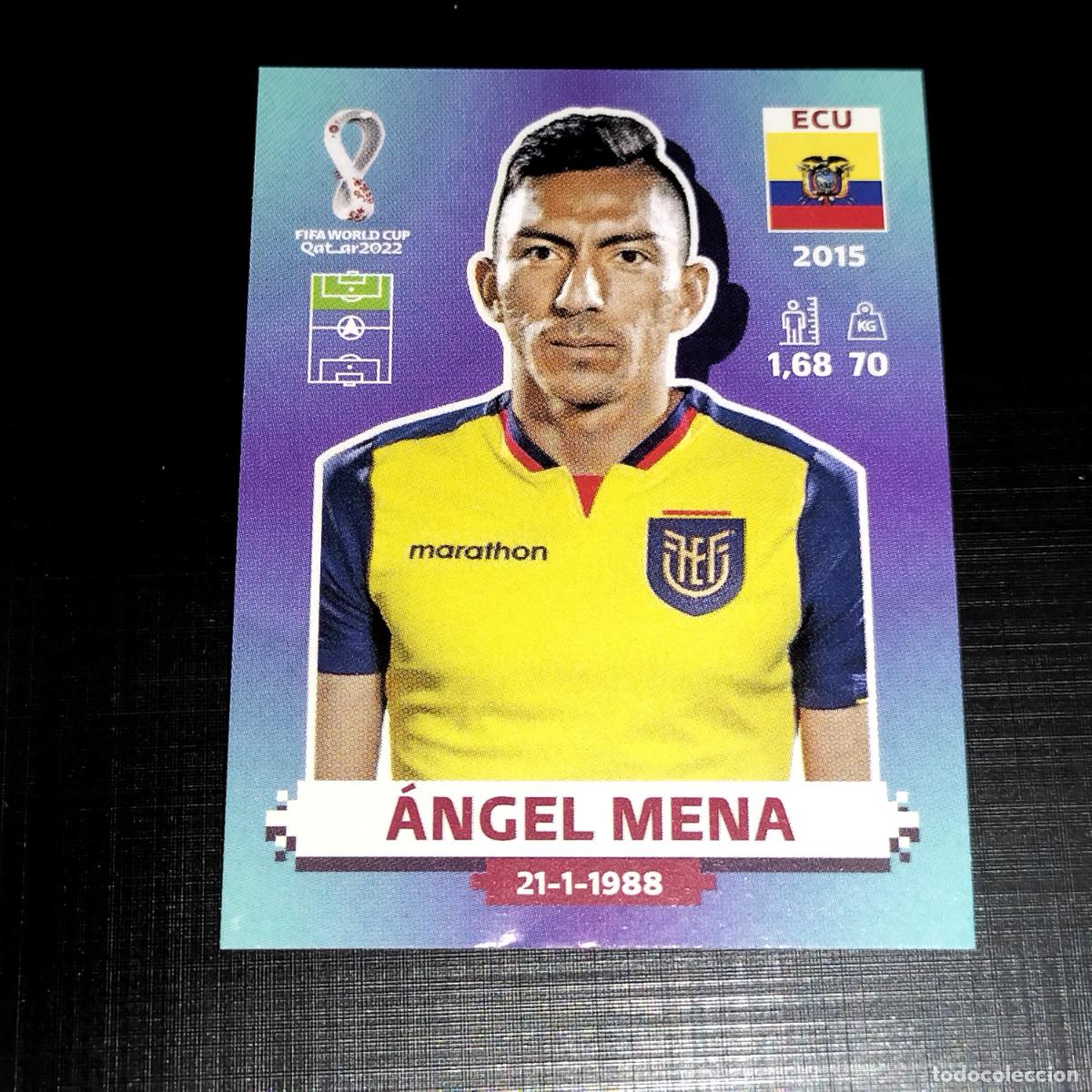 Cromos de Futebol: ECU 17 ANGEL MENA ECUADOR CROMOS STICKER MUNDIAL QTAR 22 2022 FIFA WORLD CUP PANINI