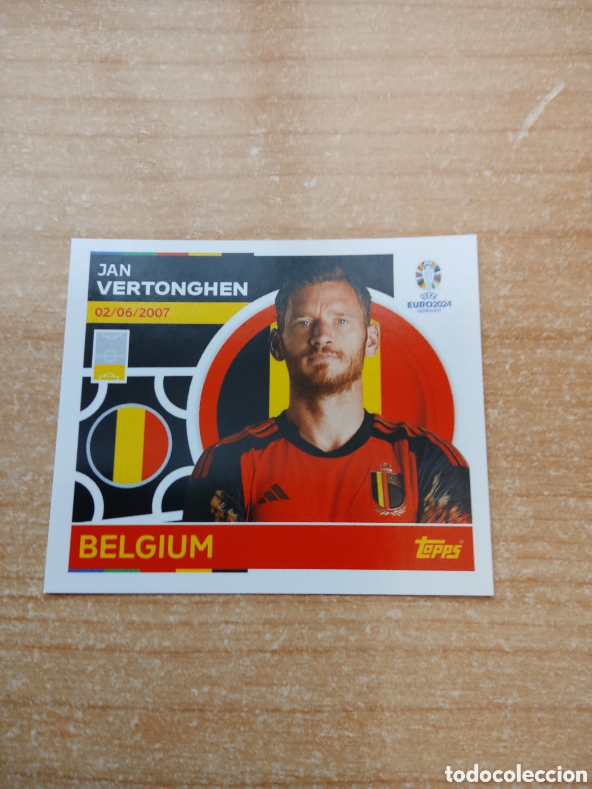 Cartes &agrave; collectionner de Football: 5 VERTONGHEN BELGICA EURO 2024 TOPPS