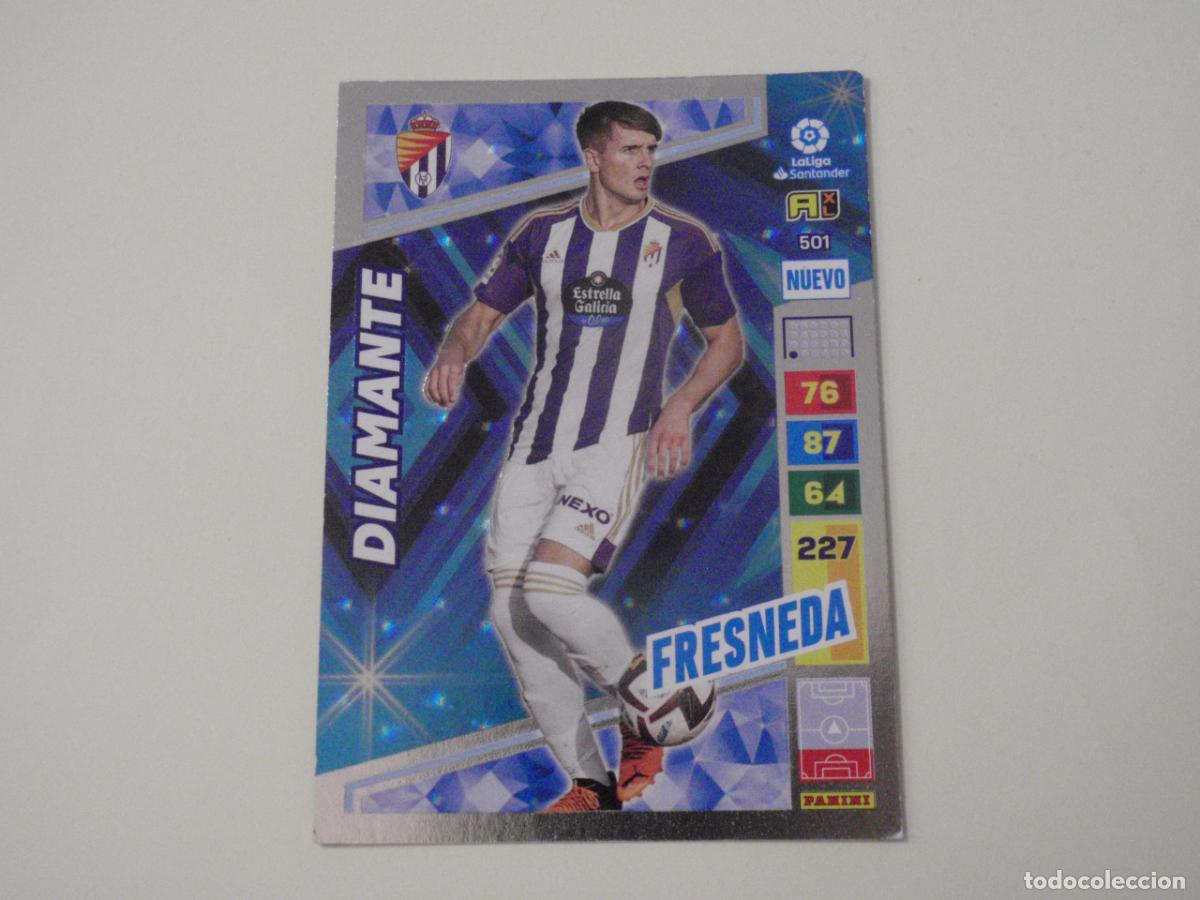 Cromos de f&uacute;tbol: 501 FRESNEDA Valladolid NUEVO DIAMANTE. Trading card LIGA Adrenalyn 2022 2023 Panini 22 23