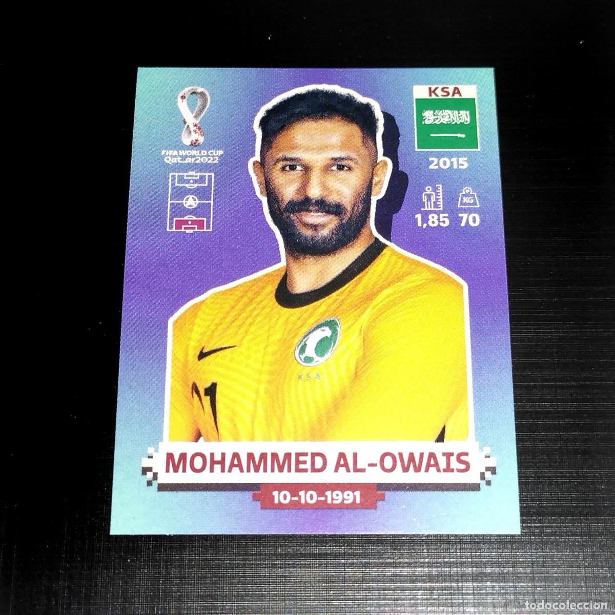 Cartes &agrave; collectionner de Football: KSA 3 MOHAMMED AL-OWAIS ARABIA SAUDI CROMOS STICKER MUNDIAL QTAR 22 2022 FIFA WORLD CUP PANINI