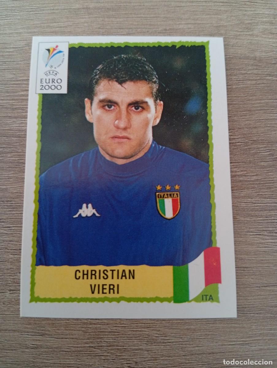 Cromos de f&uacute;tbol: CHRISTIAN VIERI 183 ITALIA EURO EUROCOPA 2000 00 PANINI NUNCA PEGADO SIN PEGAR
