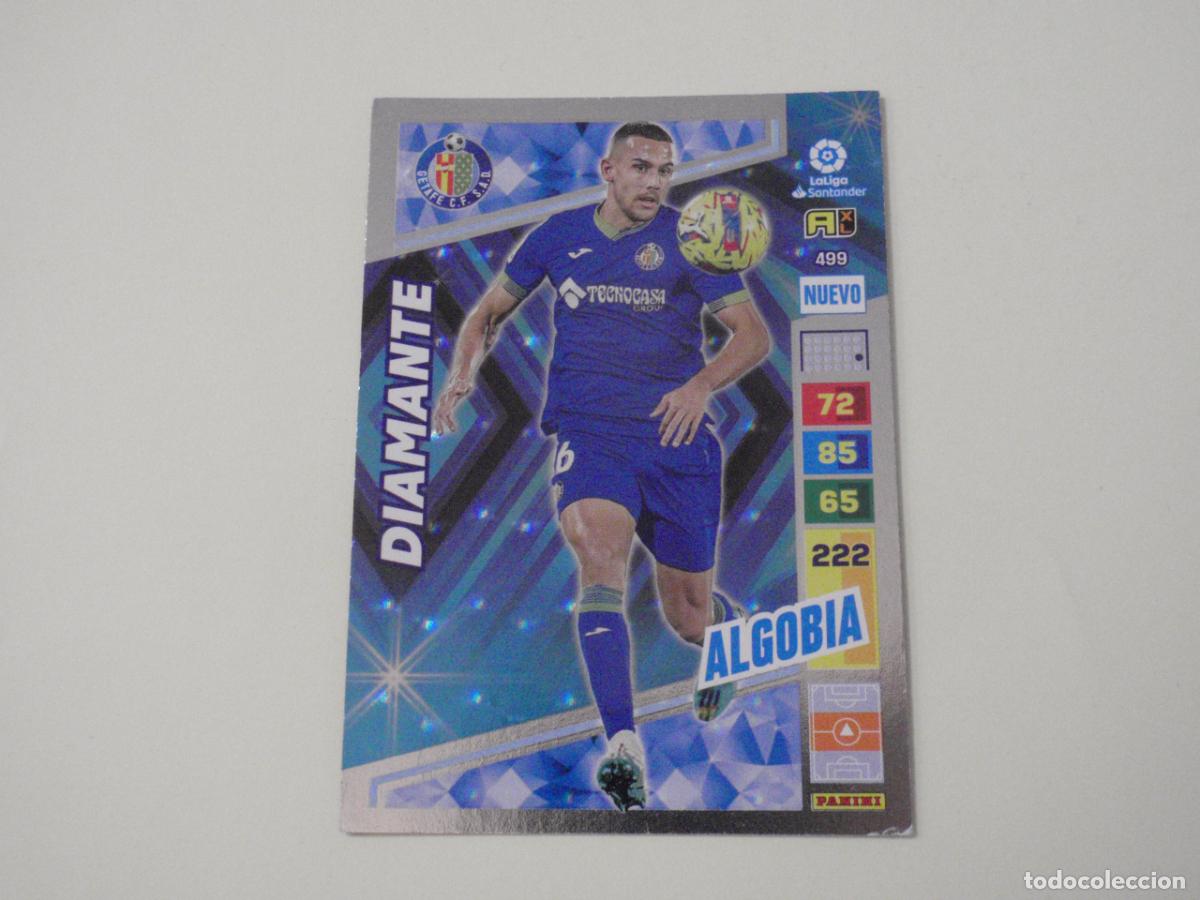 Cromos de f&uacute;tbol: 499 ALGOBIA Getafe NUEVO DIAMANTE. Trading card LIGA Adrenalyn 2022 2023 Panini 22 23