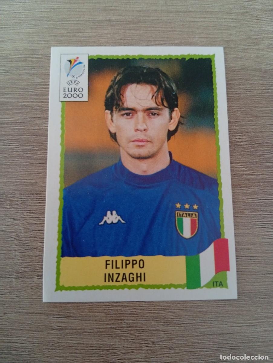 Cromos de f&uacute;tbol: FILIPPO INZAGHI 182 ITALIA EURO EUROCOPA 2000 00 PANINI NUNCA PEGADO SIN PEGAR